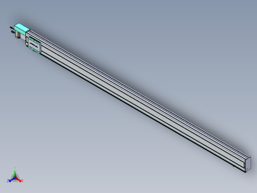 威洛博VBC同步带传动一无尘环境VBC14-L45-S2700-BR-ZP40-C3正等轴测缩略图