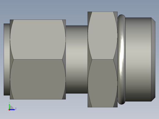 卡套式工业通用硬管接头12-16_f5bu-s左视缩略图