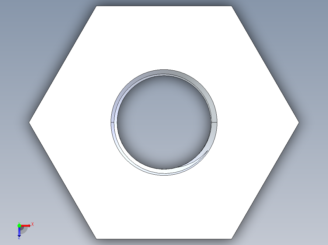 聚氯乙烯配件17-Sch80_ReducerBushing_FPTxSPIG_838-166_1.25in x 0.5in俯视图