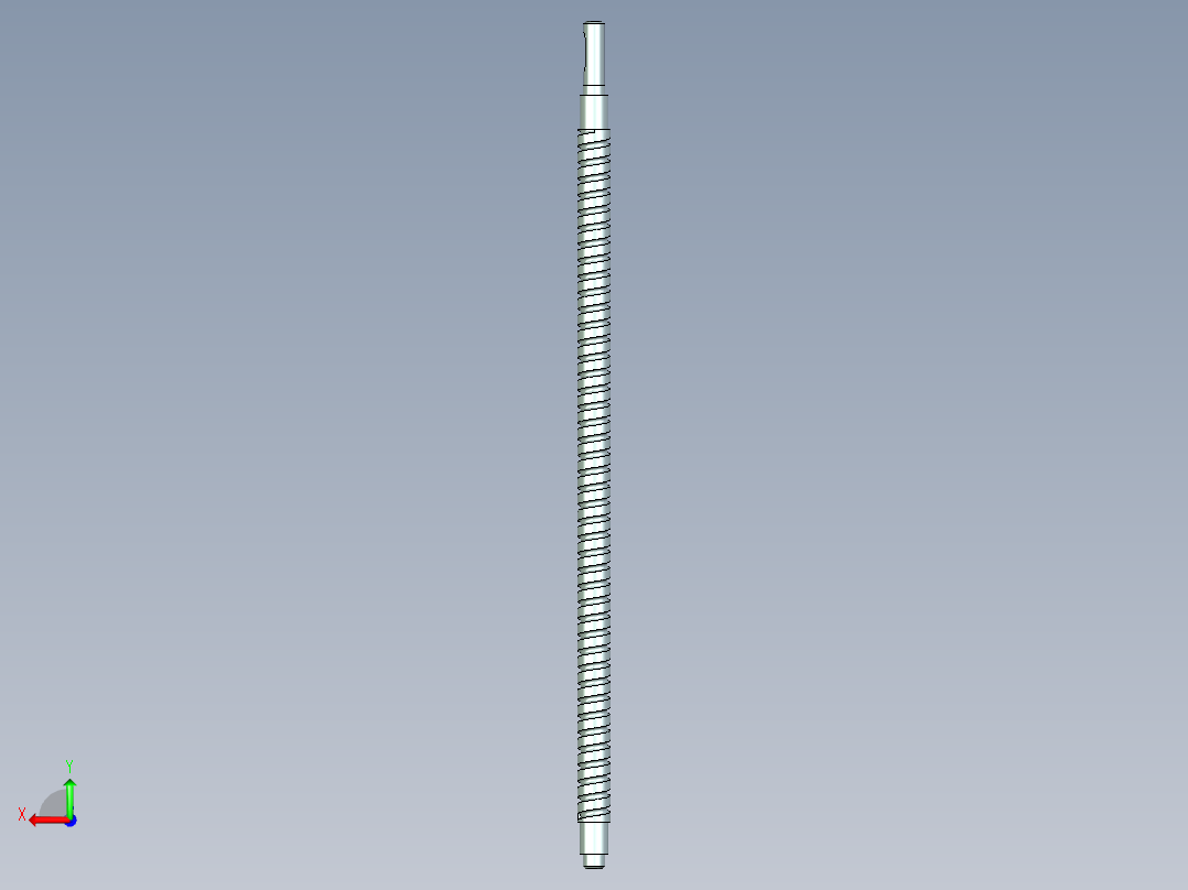 造波机模型后视图