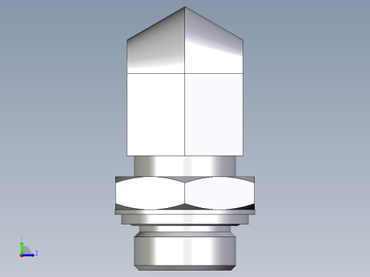 卡套式工业通用硬管接头EO_Adjustable_Locknut_elbow_WEE20SROMDCF左视缩略图