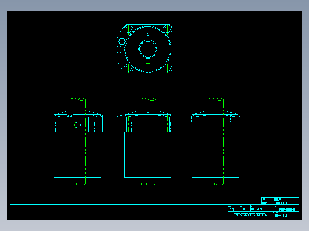 KOSMEKLC0902-Sx-D多系列多零件图纸模型多系列多零件图纸模型