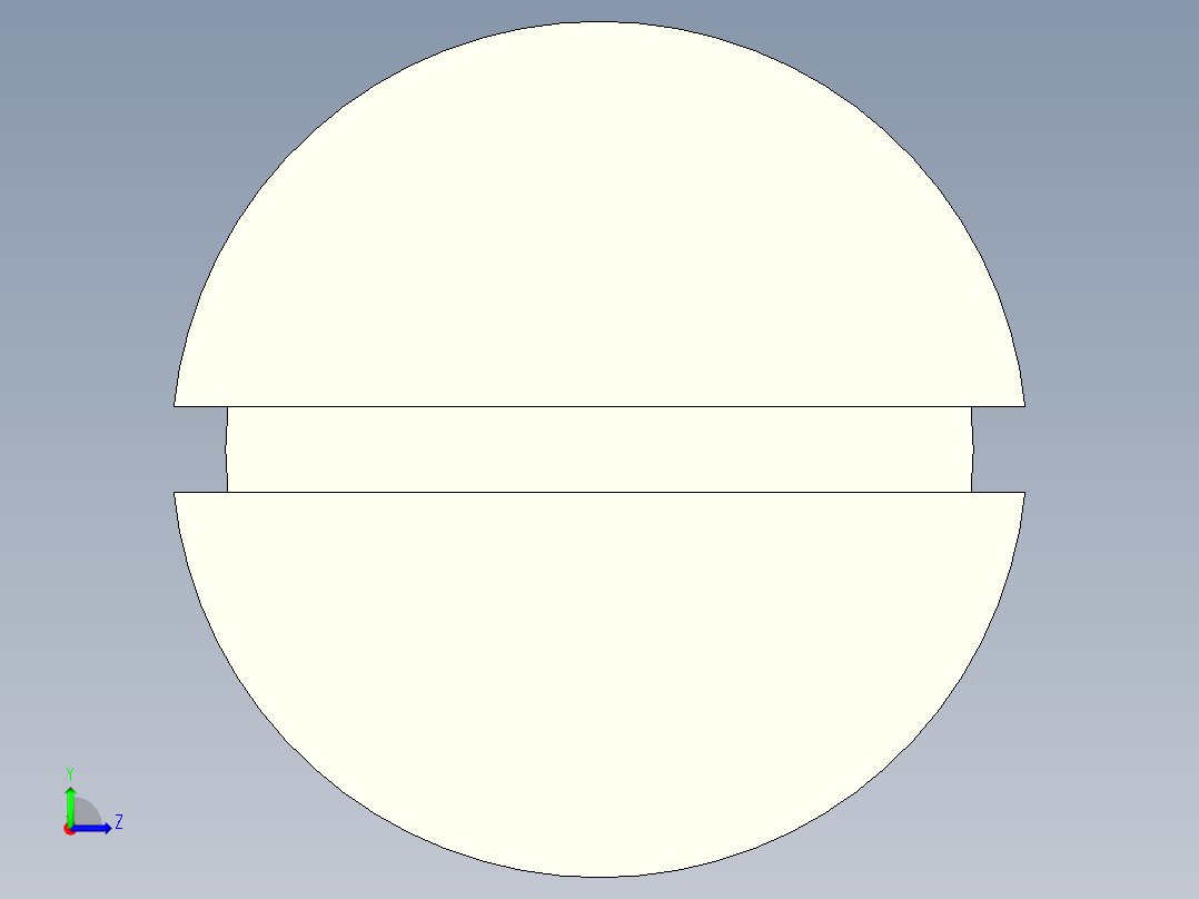 沉头螺钉-Screw_-M30-L100_75-50-5x5-40_-Countersunk_head.stp左视图