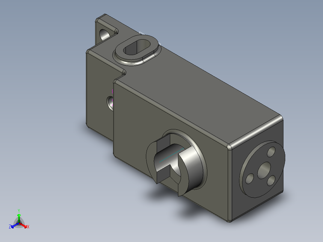 底座钻孔夹具（CAD图+UG三维）正等轴测图