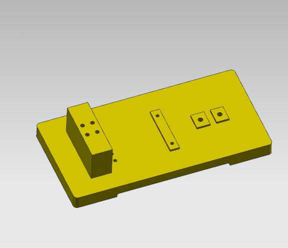 底座钻孔夹具（CAD图+UG三维）