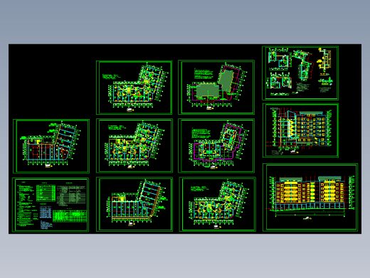 荣泰春天1号楼建筑施工图