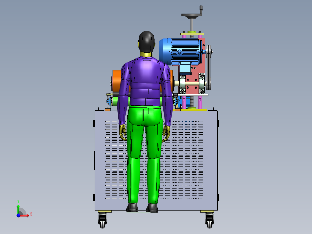自动压平机sw18前视图