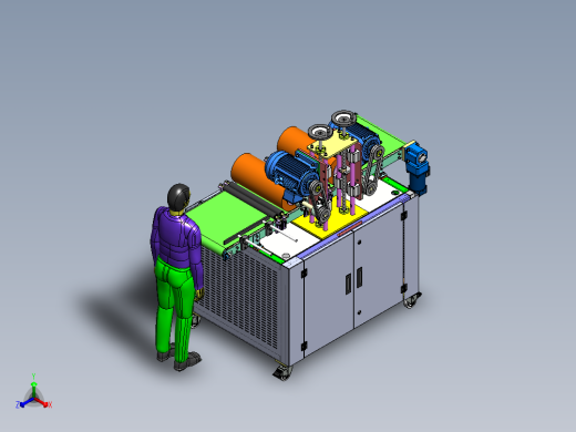 自动压平机sw18正等轴测缩略图