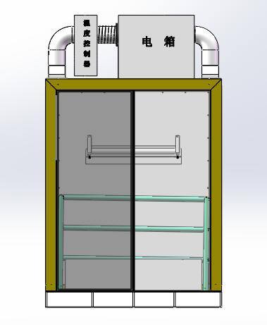 芯材预热烤箱（sw18可编辑+cad）缩略图