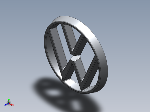 大众车标正等轴测缩略图
