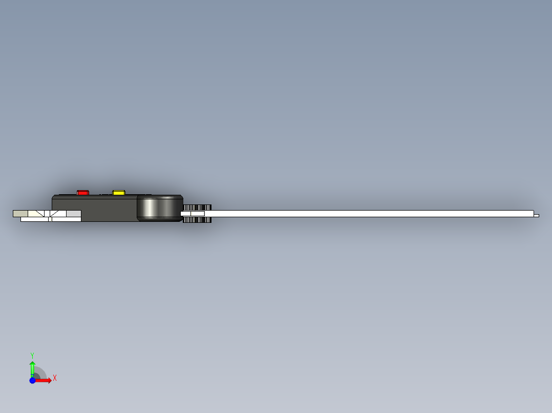 游标卡尺模型前视图