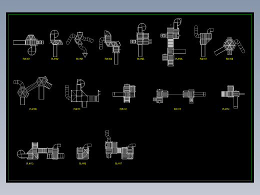 儿童游乐设施CAD (4)