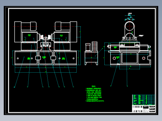 机床联系尺寸图
