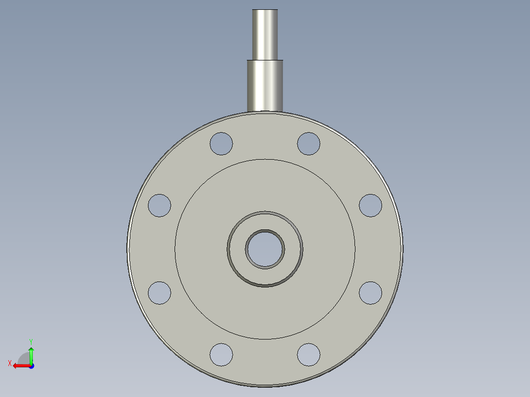 KISTLER4576A压力传感器后视图