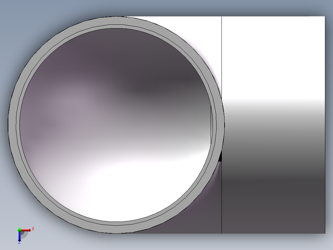 90_ELBOW_DN400_PN10_U-PVC俯视图