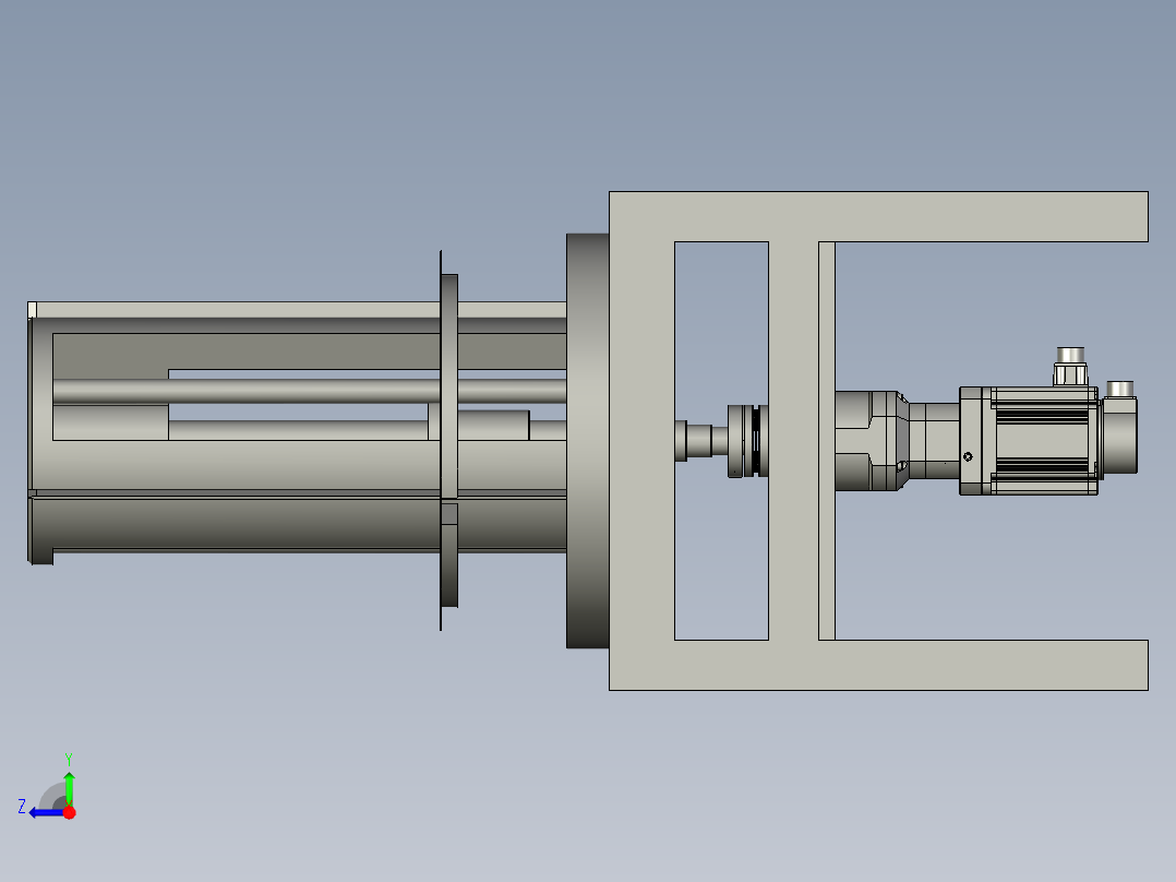 暂存装置右视图