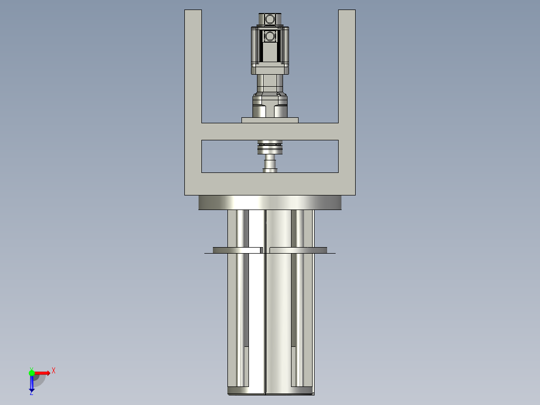 暂存装置俯视图