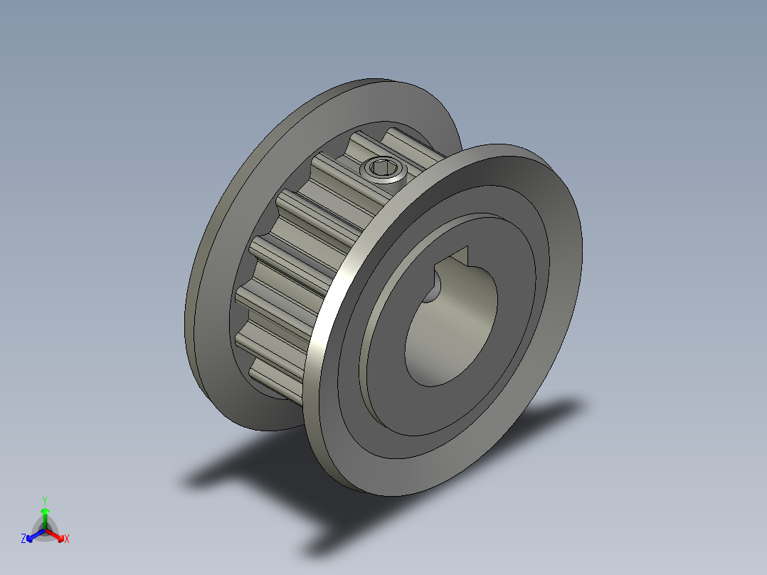 HTPA16S5M100_A_N11同步轮0主视图