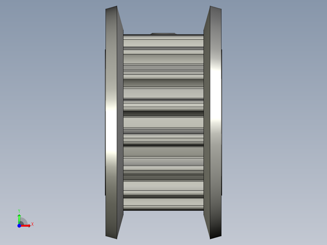 HTPA16S5M100_A_N11同步轮0前视图