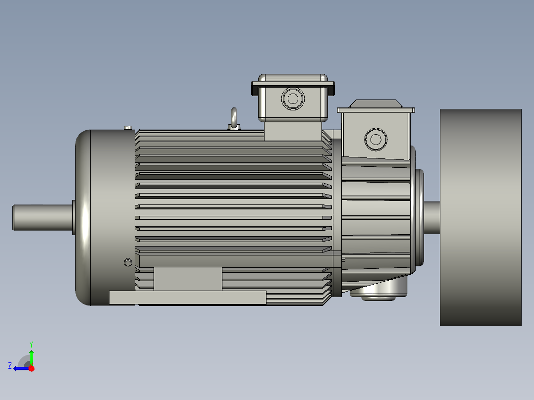 B3_YZR160M2_1000SLDASM运行右视图