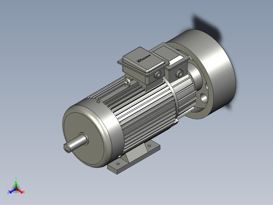 B3_YZR160M2_1000SLDASM运行正等轴测图