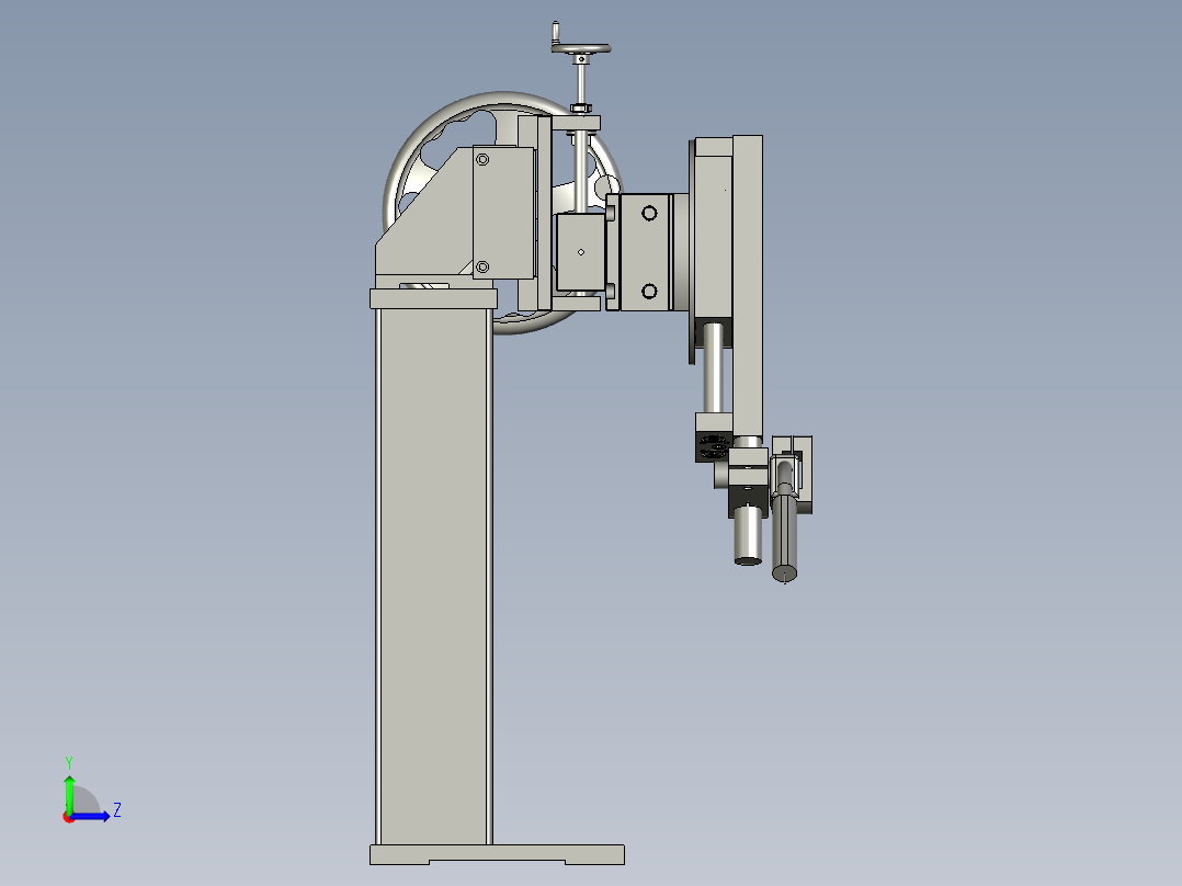 微调滑轨HGH15-800座组立左视图
