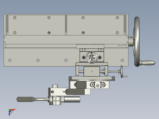微调滑轨HGH15-800座组立俯视缩略图