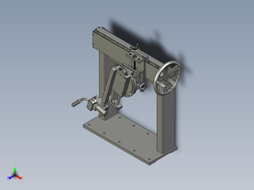 微调滑轨HGH15-800座组立正等轴测图