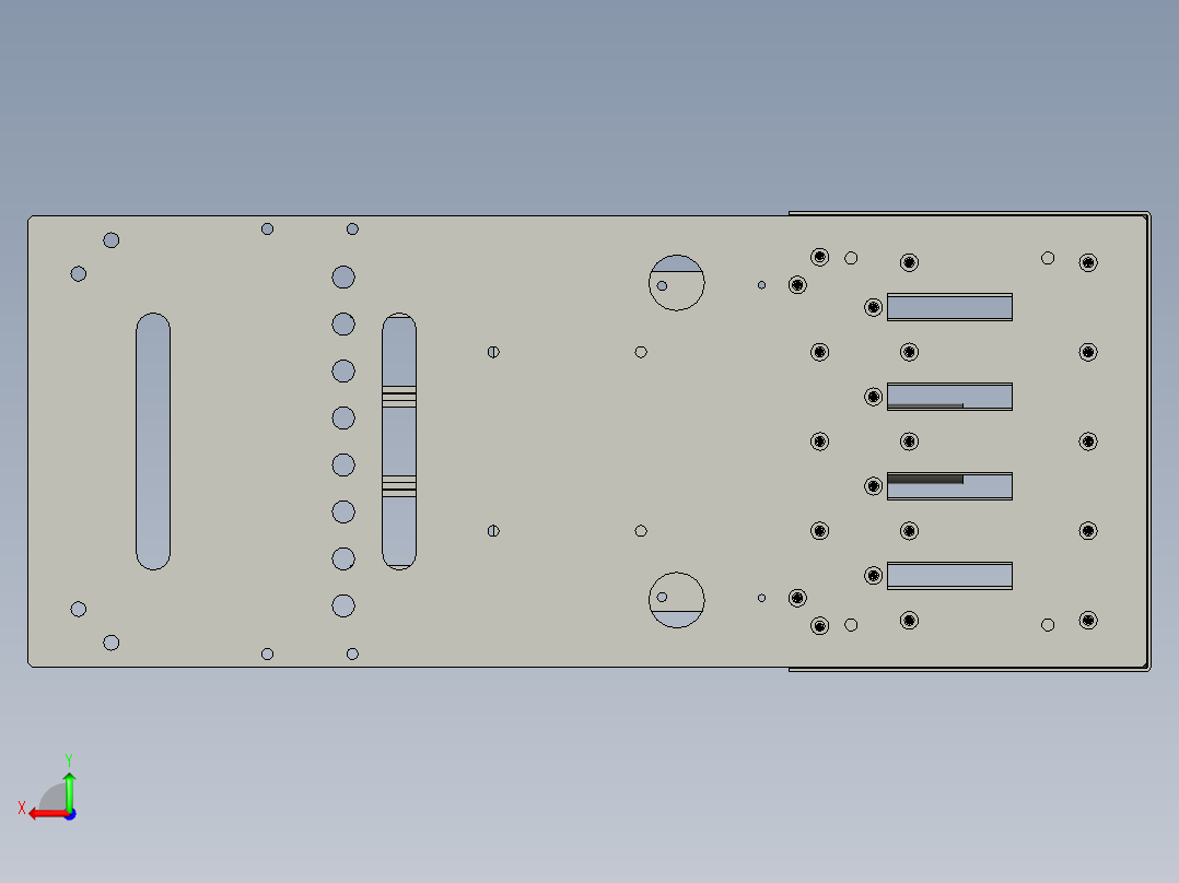 供料主体组装后视图