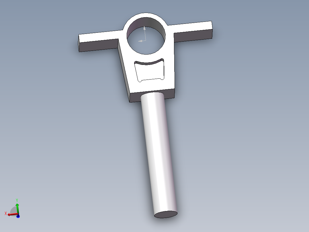 不锈钢管夹-UPVC主视图