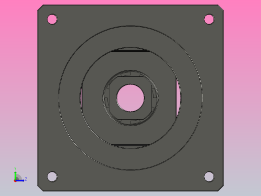 JST20系列电机安装座JST20-130B左视缩略图