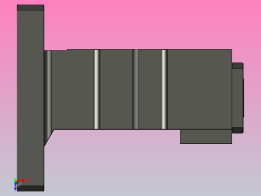 JST20系列电机安装座JST20-130B俯视缩略图