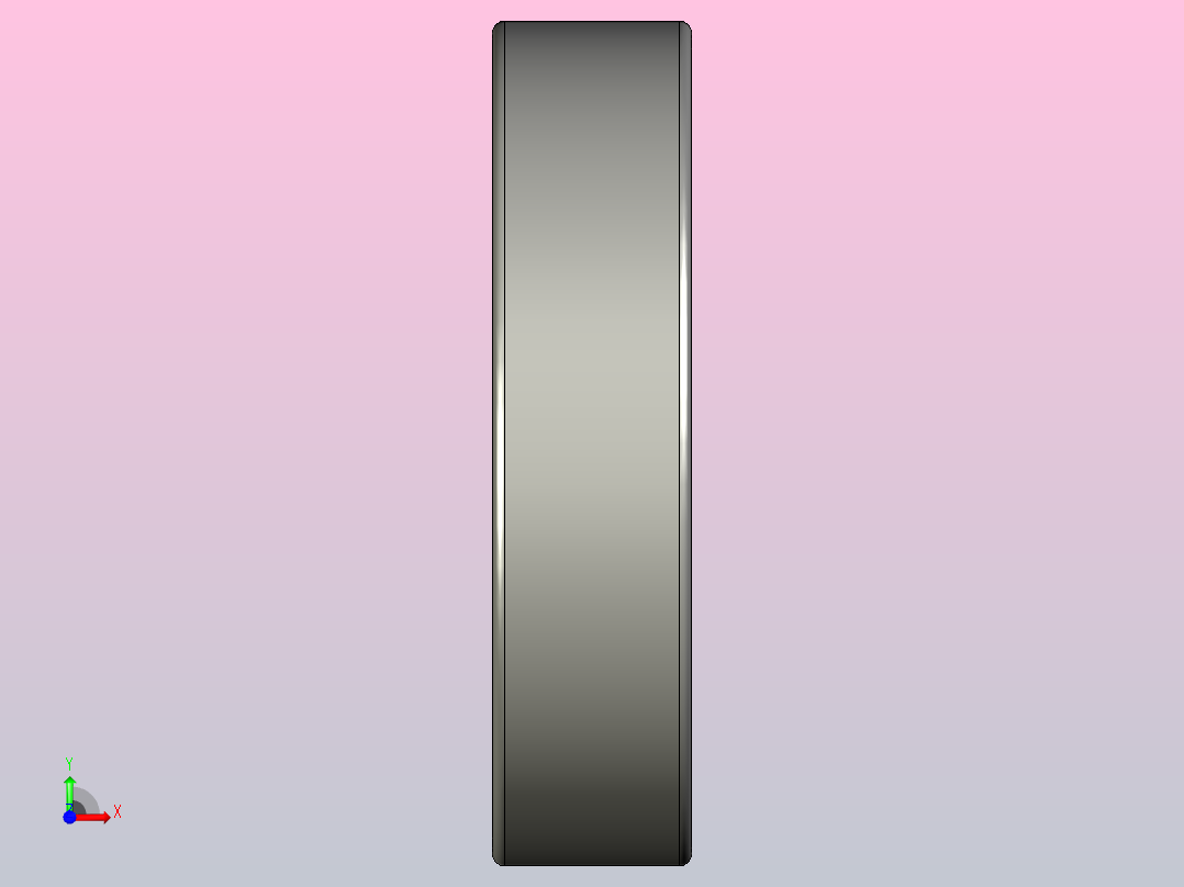 SKF自调心球轴承ball_bearing_2216_ek_0前视图