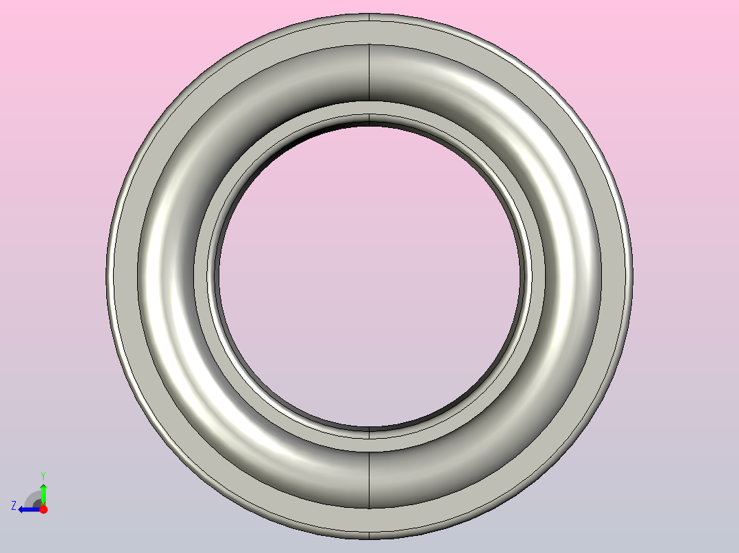 SKF自调心球轴承ball_bearing_2216_ek_0右视图