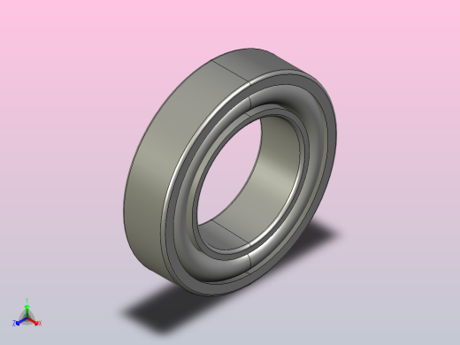 SKF自调心球轴承ball_bearing_2216_ek_0正等轴测缩略图