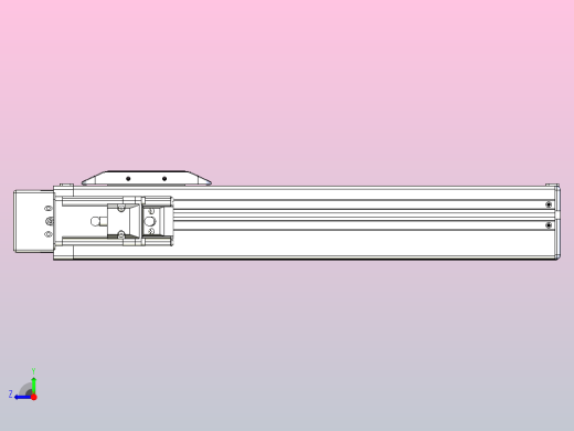 滚珠丝杠直线轴带导轨全封闭TPA-HCR-65S-1610C-L250-MR-C-P10-N3右视缩略图