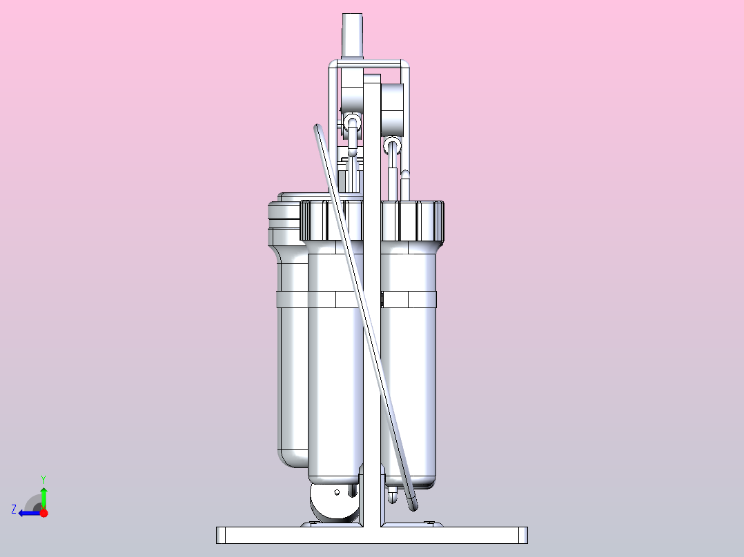 制氧机生成器右视图