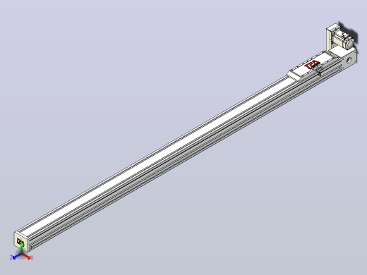 伺服电机集成皮带传动直线执行器TPA-OCB-120-224-L2350-RU-P75-N3