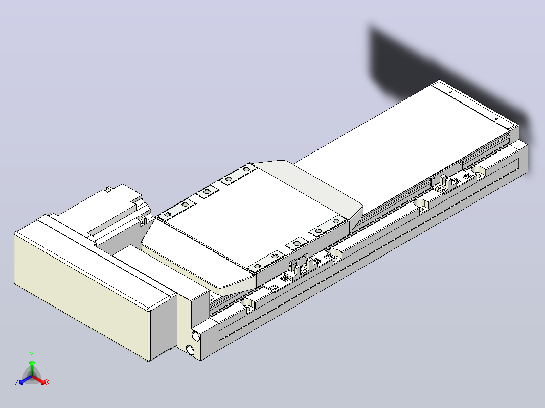 滚珠丝杠直线轴内置导轨TPA-GCR-170-2510C-L250-MR-M75-N3主视图