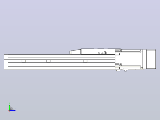 滚珠丝杠直线轴内置导轨TPA-GCR-170-2510C-L250-MR-M75-N3左视缩略图