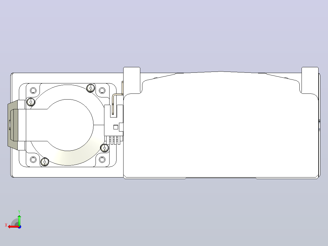 日规模组半封闭丝杆TPA-HNR-140D-2010C-L850-MR-Y-P400-N3后视图