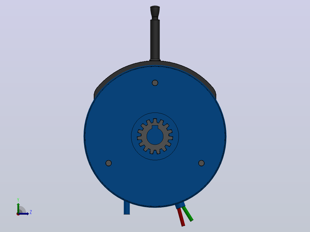 MD-B型电磁圆盘式制动器_MD07-10-B-14-RL-DC24V左视图