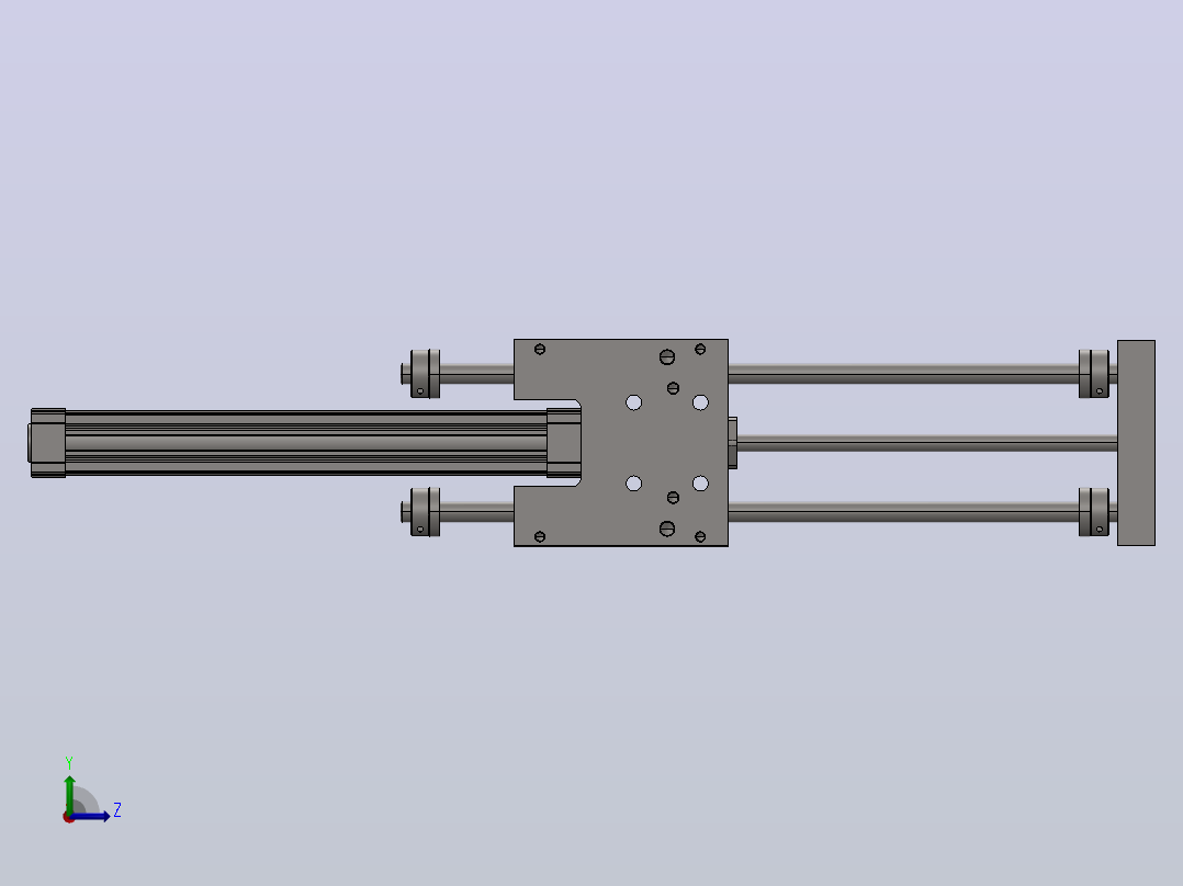 PHD气缸SLC83x250_L9_M_J3_AE_AR_62516_1O_E_7011-03左视图