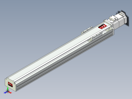 日规模组半封闭丝杆TPA-HNR-85D-1610C-L550-M-Y-P20-N3
