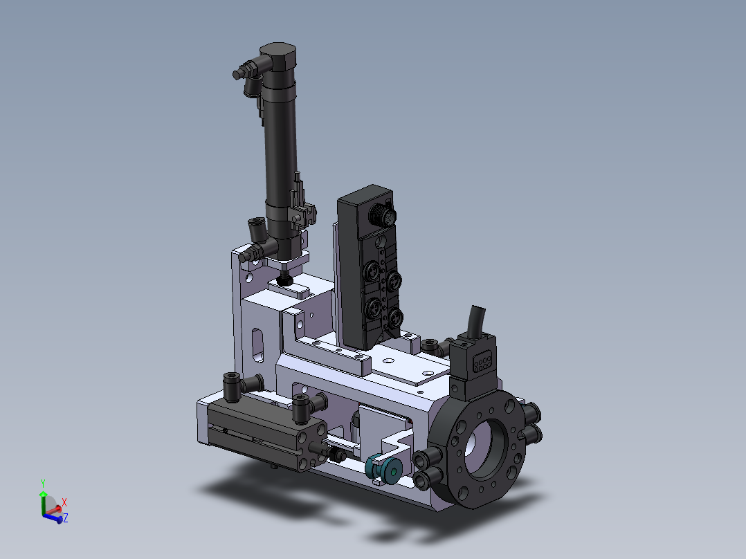 一种取料夹紧机构sw19可编辑