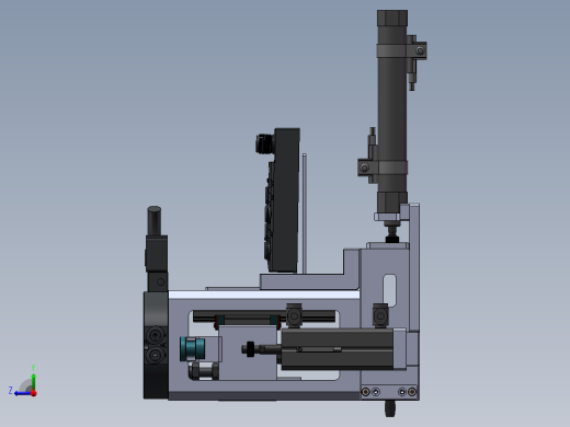 一种取料夹紧机构sw19可编辑右视缩略图
