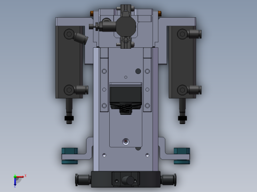一种取料夹紧机构sw19可编辑俯视缩略图