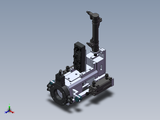 一种取料夹紧机构sw19可编辑正等轴测缩略图