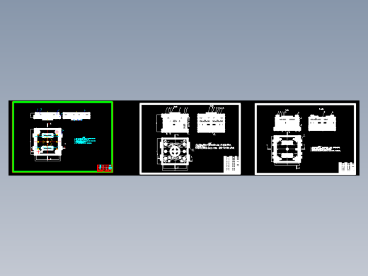遥控器面板注塑模具设计