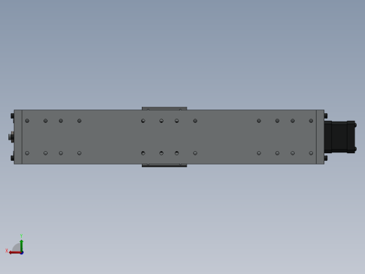 滚珠丝杆 直线模组 机械素材3D图纸自动化设备solidworks模型后视缩略图